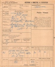 1940 RIGOLLET A AMBERIEU - A BEAULIEU