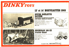 PUB  MINIATURE " DINKY TOYS "