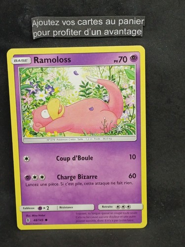 Pokemon ramoloss 145 sl2 - ramoloss, 48/145
