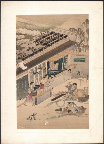 1920 estampe japonaise - 1920,