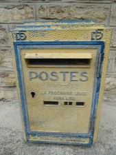 boite aux lettres ancienne  PTT LA POSTE 1954 réformée art populaire DEJOIE