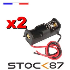 997H# 2 PCS Boitier Bloc Support pour Pile 12V 23A MN21 Battery Holder Case 