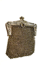 Bourse Aumoniere en argent massif POINCONS