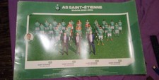 POSTER LES VERTS effectif de la saison 2020/21  ASSE ;SAINT ETIENNE + dirigeants