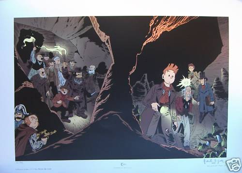 Affiche spirou fantasio - affiche,