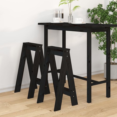 Tabourets blanc 40x40x75 cm - blanc,