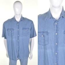 Chemise En Jean Bleue Vintage