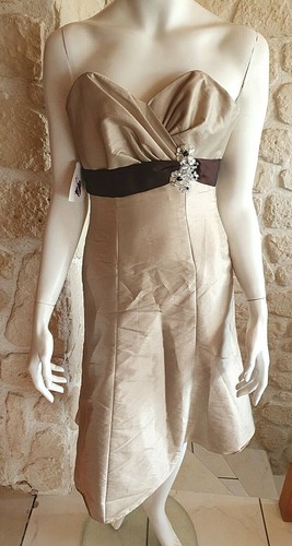 Robe cocktail beige petit - , 34