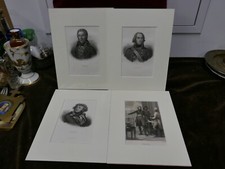 4 belles gravures militaires