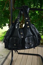 sac à main femme cuir noir