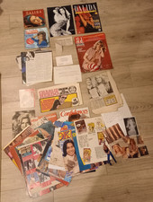Dalida Programme Couverture de Magasines Poster Journaux Livret Autographe Photo