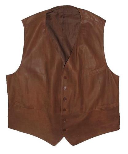 énorme gilet cuir - gilet,