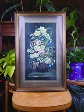 Tableau, cadre en bois