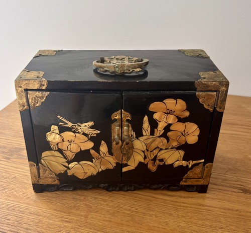 Ancien coffret bijoux - ancien, à