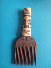 PEIGNE EN OS ET BOIS BAMOUN