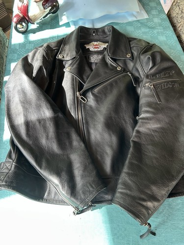 Blouson cuir moto harley