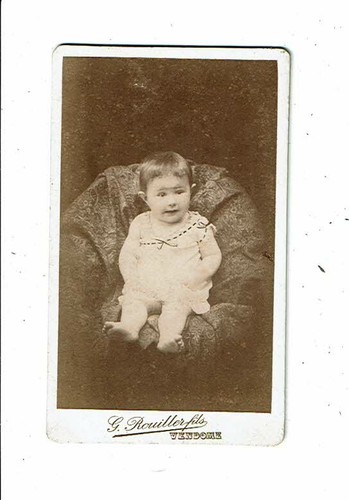Photographie cdv bébé dans - bébé,