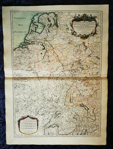 Carte ancienne géographique - carte,