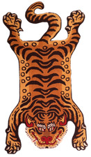 Tapis tigre tibétain 2x3