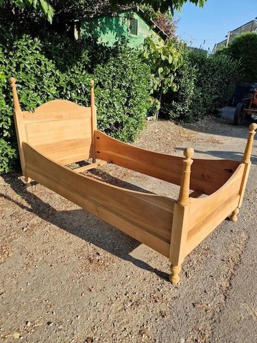 Lit personne 90x200 bois - lit,
