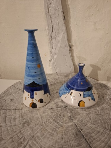 Duo vases soliflore céramique - soliflore,