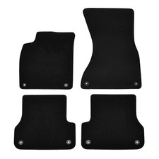Pro Tapis De Sol En Velours Pour Audi A6 C7 2011-2018 4-Pcs Noir