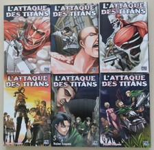 Lot de 6 Mangas L'Attaque des