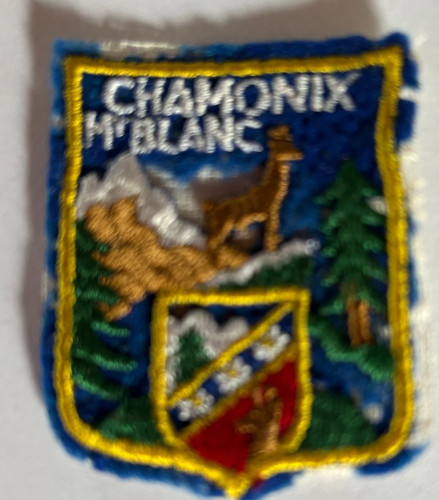 écusson chamonix blanc - chamonix,