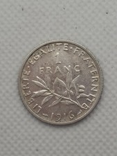 Pièce de 1F 1916 en Argent