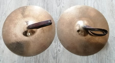 Paire de CYMBALES VINTAGE AVEDIS ZILDJIAN Genuine Turkish Cymbals made in USA