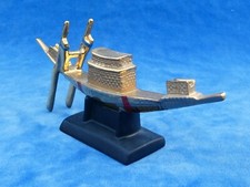 SUPERBE TOP ! FRANKLIN MINT & TOUTANKHAMON - BATEAU ROYAL Boat - EGYPTE