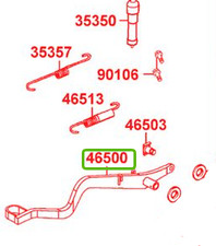 PÉDALE DE FREIN KYMCO MAXXER