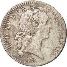 France, Jeton, Royal, Chambre aux Deniers, Louis XV, 1744, François Marteau