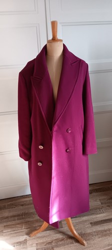 Manteau femme couleur prune - manteau,