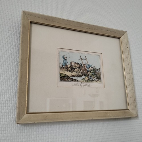 Gravure ancienne route - gravure,