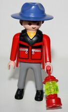 PLAYMOBIL 3217 5746 6157 PERSONNAGE HOMME VESTE ROUGE MAISON DANS LES ARBRES 