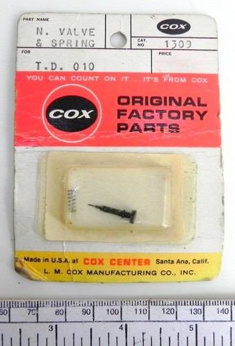 Cox 1309 valve à pointeau - cox,
