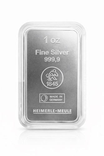 Barres argent pur - 1, oz