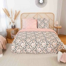 Housse de couette 240x260 cm + 2 taies d'oreiller 63x63 cm Satin de Coton Bio Jo