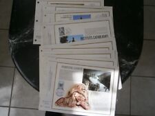 136 feuillets philatéliques 1977 1978 1979. 01 au 05/1980 CEF 1er jour