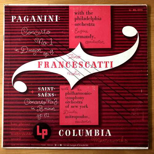 Zino francescatti paganini - francescatti,