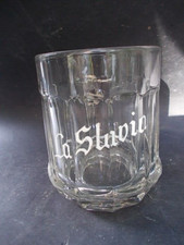 Superbe chope bière émaillée SLAVIA 1930 brasserie Châlons s Marne Modèle 2