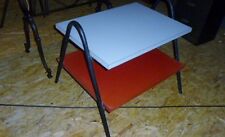 Table basse design bicolore 1950 loft tendance vintage meuble industriel