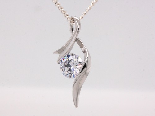 Pendentif collier argent - collier, en
