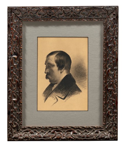 Dessin xixe portrait homme - dessin,