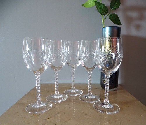 Verres vin blanc cristal - 5,