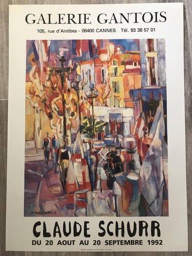 Affiche originale claude - de,