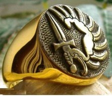 bague parachutiste metro, rpima,TAP, militaire,armée;aéroportée