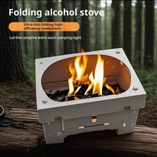 Folding stove cooker Portable Camping Equipment Windproof Folding Outdoor Tool''