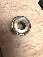 bobèche en bronze argenté